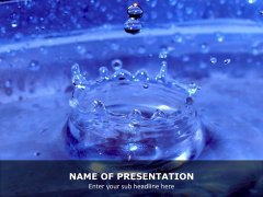 Water Drop PPT Slide 1