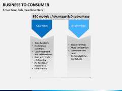 Business to Consumer PPT slide 13