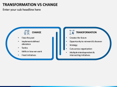 Transformation Vs Change PPT Slide 3