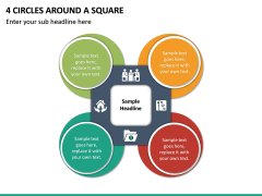 4 Circles Around A Square PPT slide 2