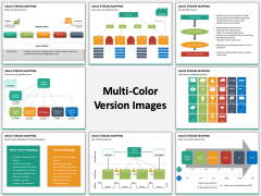 Value stream mapping multicolor combined