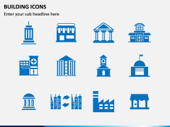 Building Icons PPT Slide 6