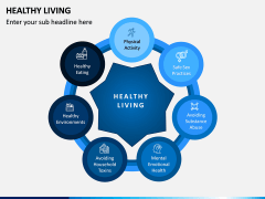 Healthy Living PPT Slide 1