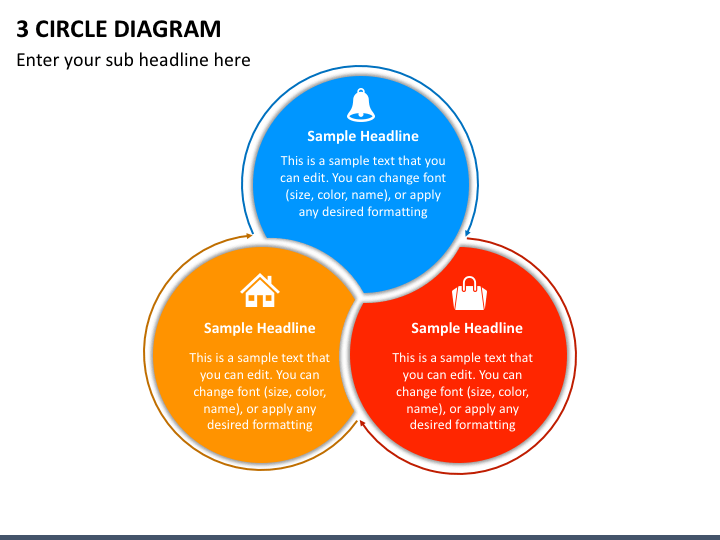 3 Circle Diagram Slide 1