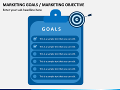 Marketing Goals PPT Slide 1