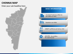 Chennai Map PPT Slide 3