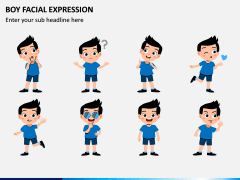 Boy Facial Expression PPT Slide 1