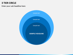 3 Tier Circle PPT Slide 1