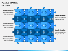 Puzzle Matrix PPT Slide 9