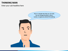 Thinking Man PPT Slide 3
