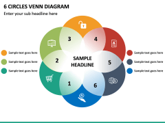 6 Circles Venn Diagram PPT Slide 2