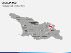 Georgia Map PPT Slide 3