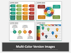 Quarterly Timeline PPT Multicolor Combined 
