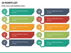 10 Points List PPT Slide 2