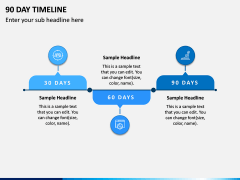 90 Day Timeline PPT Slide 2