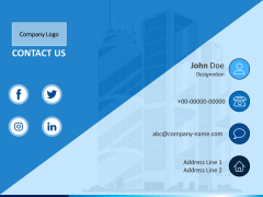 Contact Information Slides PPT Slide 1