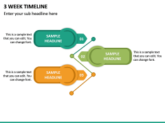 3 Week Timeline PPT Slide 2