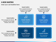 4 Box Matrix PPT Slide 5