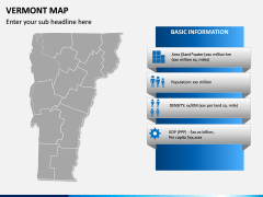 Vermont Map PPT Slide 5