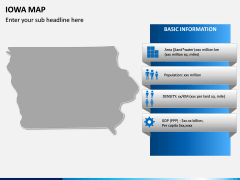 Iowa Map PPT Slide 4