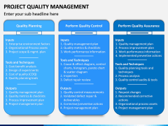 Project Quality Management PPT Slide 6