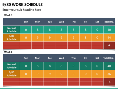 9/80 Work Schedule PPT Slide 5