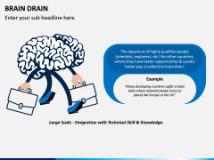 Brain Drain PPT Slide 1