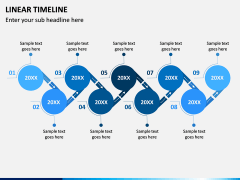 Linear Timeline PPT Slide 6
