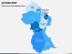Guyana Map PPT Slide 1