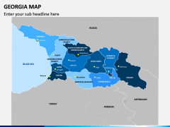 Georgia Map PPT Slide 1