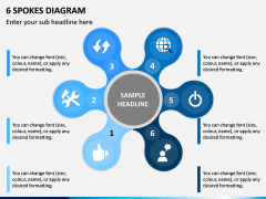 6 Spokes Diagram PPT Slide 1
