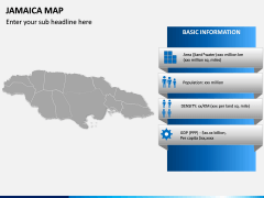 Jamaica Map PPT Slide 3