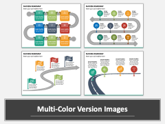 Success Roadmap PPT Multicolor Combined 