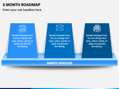 3 Month Roadmap PPT Slide 1