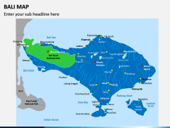 Bali Map PPT Slide 2