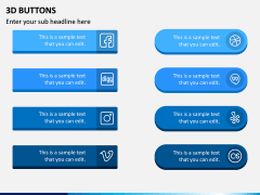 3d Buttons PPT Slide 6