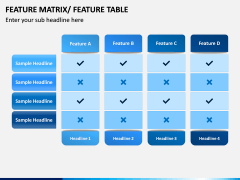 Features Matrix PPT Slide 6