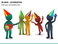 3d Men - Celebration PPT Slide 2