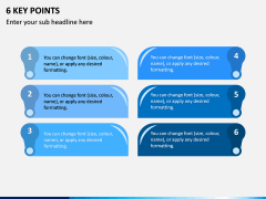 6 Key Points PPT Slide 1