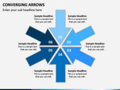 Converging Arrows PPT Slide 3
