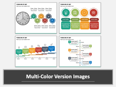 Timeline By Day PPT Multicolor Combined