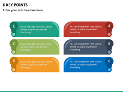 6 Key Points PPT Slide 2