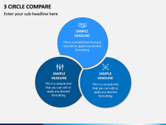 3 Circle Compare PPT Slide 1