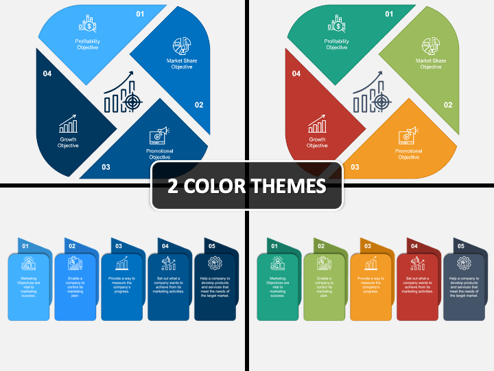 Marketing Objective PPT Cover Slide