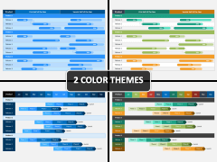 Annual Gantt Chart PPT Cover Slide