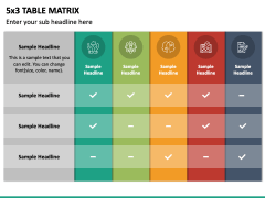 5x3 Table Matrix PPT Slide 2
