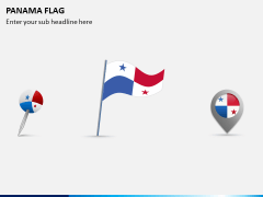 Panama Flag PPT Slide 1