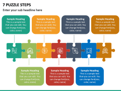 7 Puzzle Steps PPT Slide 2