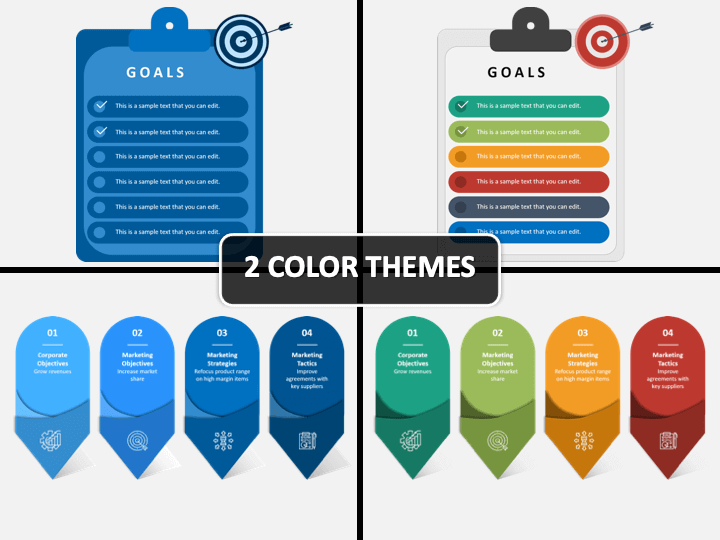 Marketing Goals PPT Cover Slide
