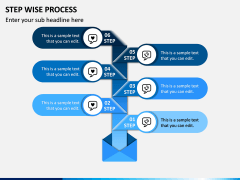 Step Wise Process PPT Slide 4